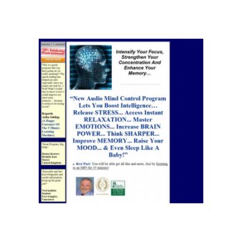 Mind Control Audio Program