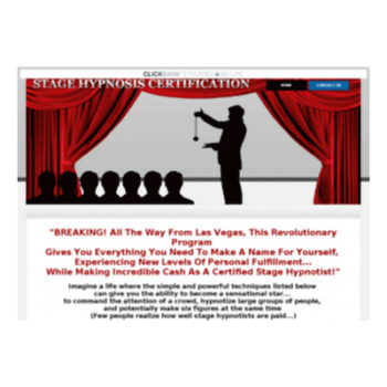 Stage Hypnosis Certification