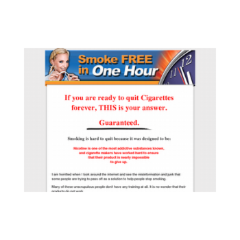 Smoke Free In One Hour